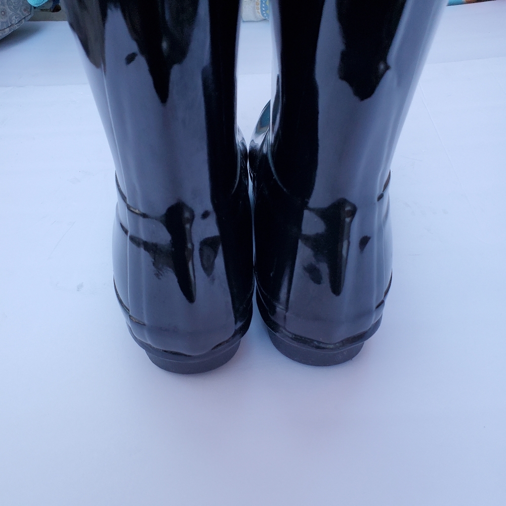 Hunter Boots Black sz US 6 - Picture 4 of 10